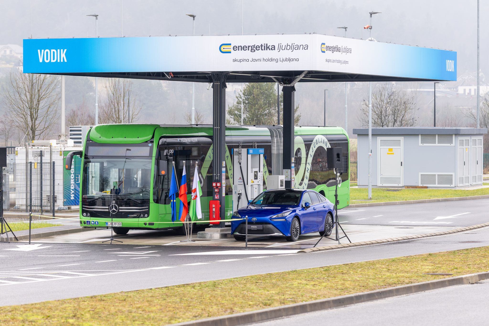 Javna vodikova polnilnica v Ljubljani, P+R Stanežiče